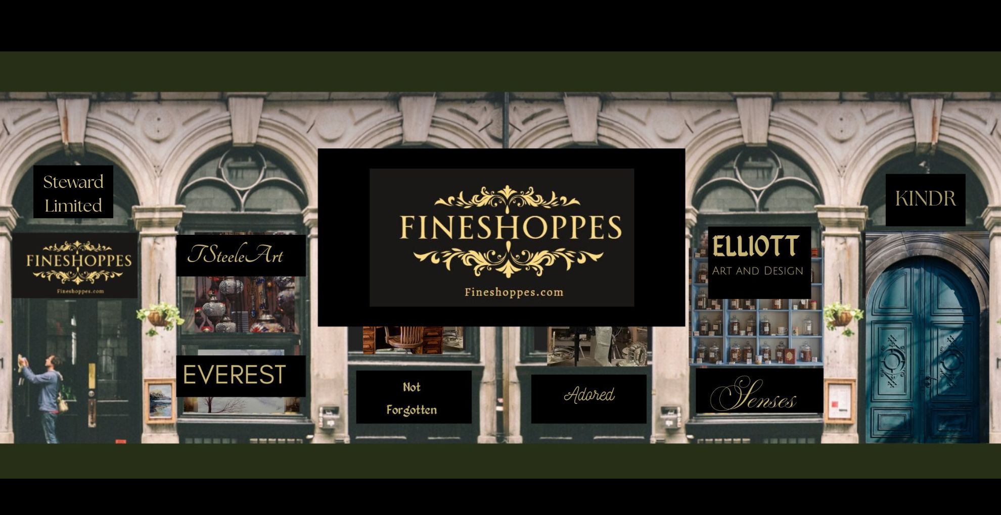 Fineshoppes storefront banner